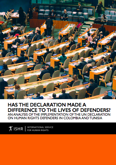 Has the Declaration Made a Difference to the Lives of Defenders?