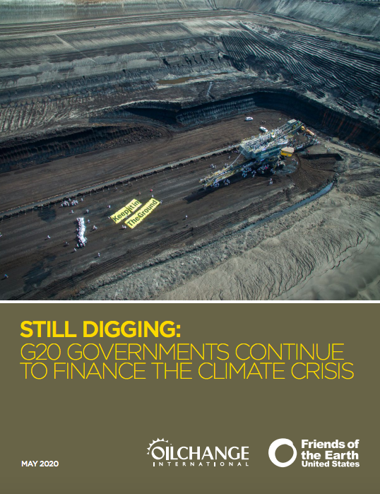 Still Digging: G20 Governments Continue to Finance the Climate Change