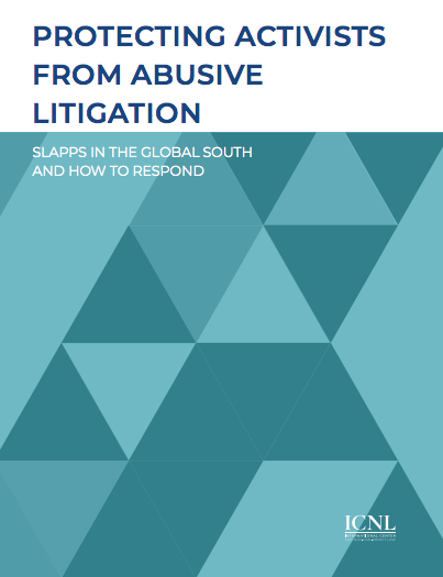 Protecting Activists From Abusive Litigation