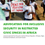 Advocating for Inclusive Security in Restricted Civic Spaces in Africa