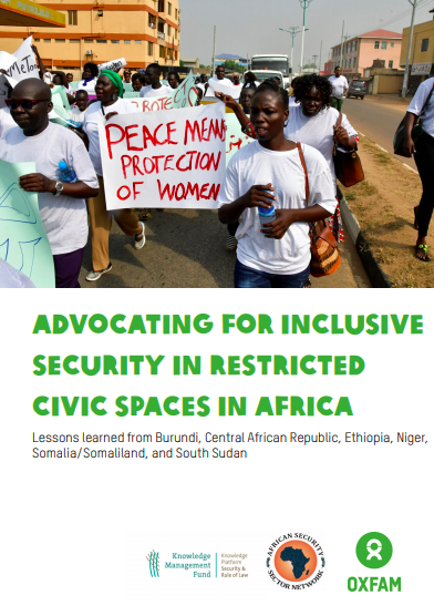 Advocating for Inclusive Security in Restricted Civic Spaces in Africa