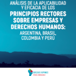 Análisis de la Aplicabilidad de los Principios Rectores Sobre Empresas y Derechos Humanos: Argentina, Brasil, Colombia, Perú