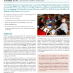 Case study: Preliminary findings from a Review of the Jurisdictional Approach initiative in Seruyan, Central Kalimantan, Indonesia