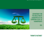 Thematic Factsheet on the Environment.