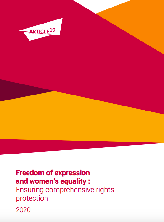 Freedom of expression and women’s equality : Ensuring comprehensive rights protection
