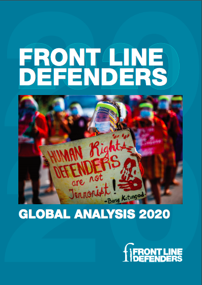 Front Line Defenders Global Analysis 2020
