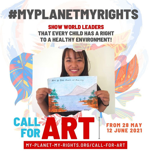 Call for art: Show world leaders that every child deserves a right to a healthy environment!