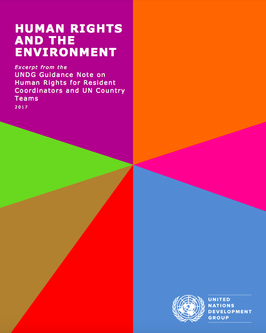 Guidance Note on Human Rights and the Environment for Resident Coordinators